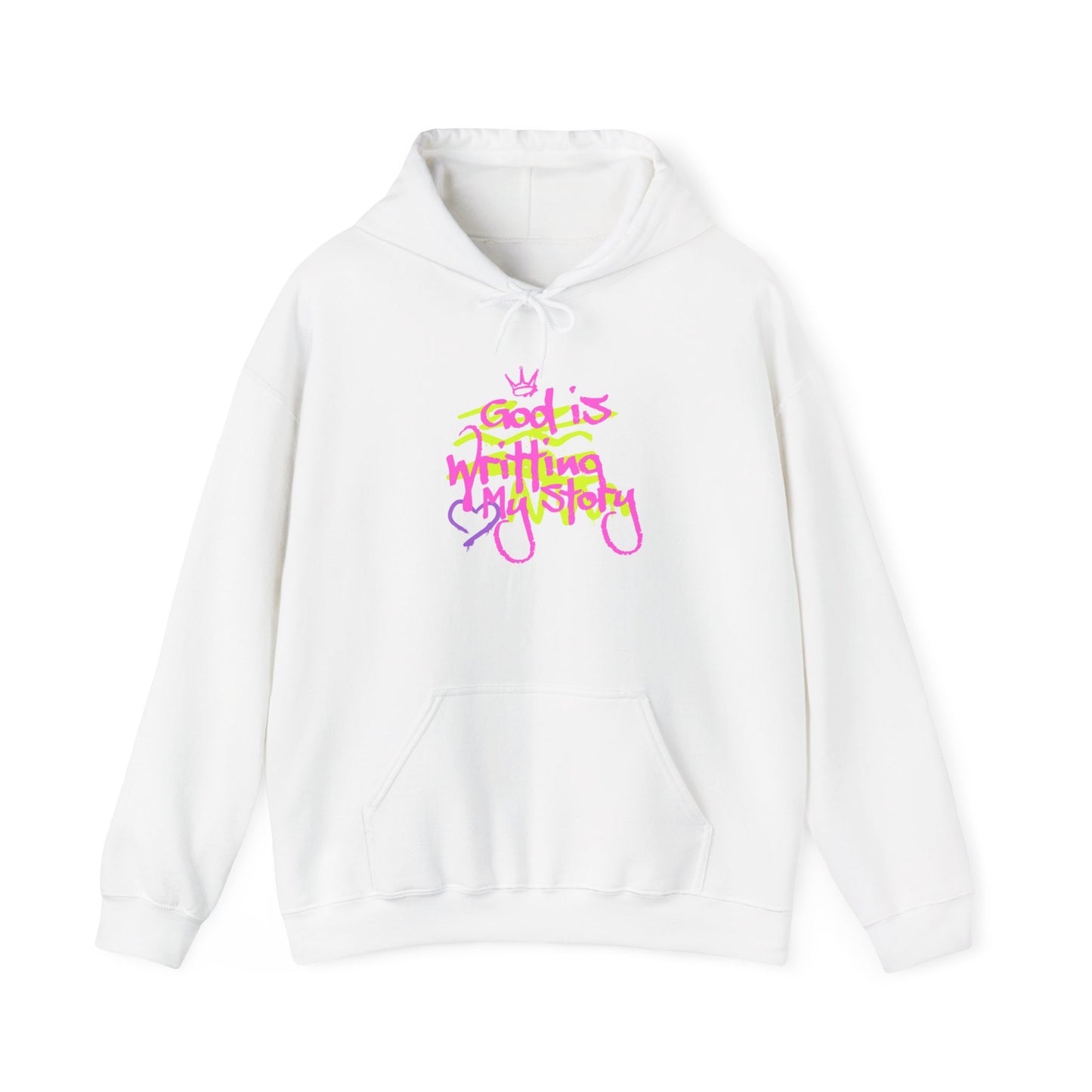 Inspirational Unisex Hooded Sweatshirt - 'God is Writing My Story'