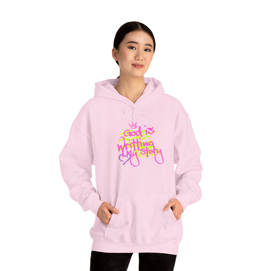Inspirational Unisex Hooded Sweatshirt - 'God is Writing My Story'